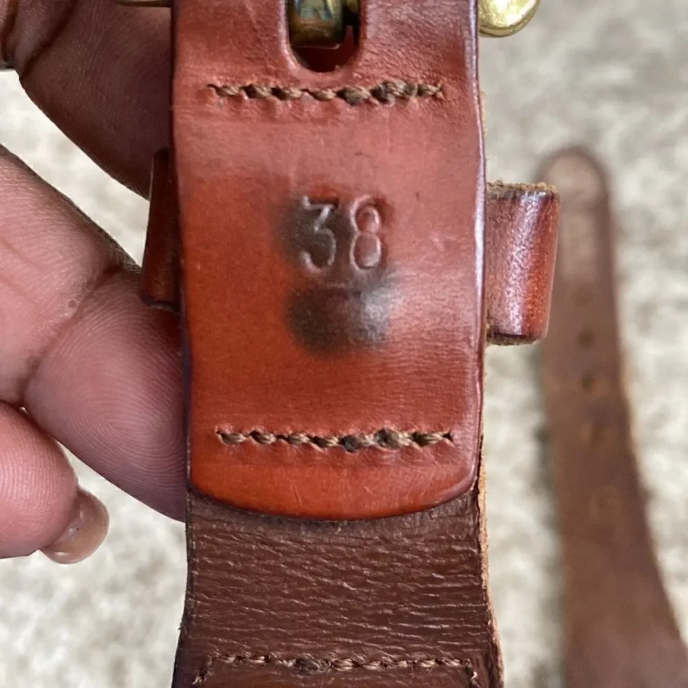 Hand Made Top Grain Leather Belt 38